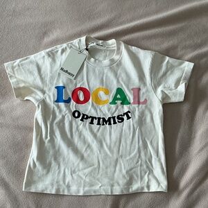 LOCAL OPTIMIST WOMENS BOXY TEE - MADHAPPY